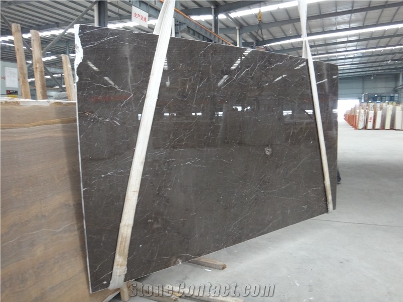 Chinese Cheap Gold Jade Marble Slabs & Tiles Polished Finishing, Portoro Gold Marble Slabs,Saint Laurent Brown Marble Slabs
