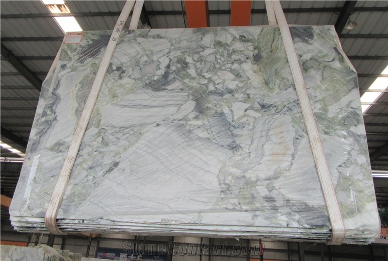 Chinese Cold Jade Marble Polished Big Slab, Good Quality Cold Emerald Marble Tiles, Ice Green Marble Slabs,China Primavera Marble Slabs Tiles, Cheap Colorful Jade Marble Slabs