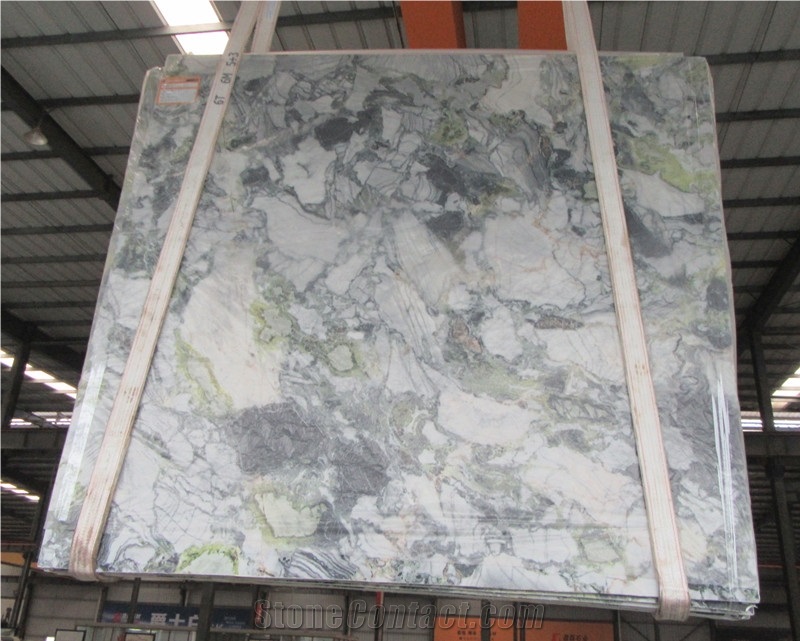 Chinese Cold Jade Marble Polished Big Slab, Good Quality Cold Emerald Marble Tiles, Ice Green Marble Slabs,China Primavera Marble Slabs Tiles, Cheap Colorful Jade Marble Slabs