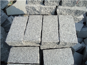 Flamed Surface G603 Grey Granite Cobbles Stone Pavers