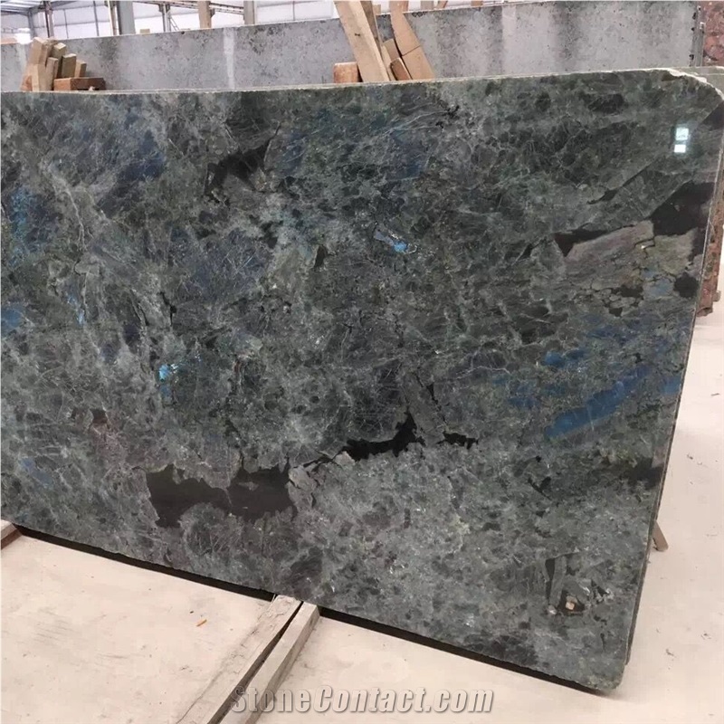 Beautiful Labradorite Blue Granite Kitchen Countertops