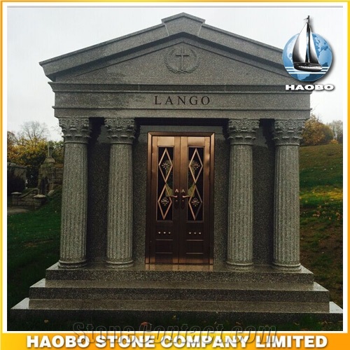 Granite Cemetery Modern Design Mausoleum