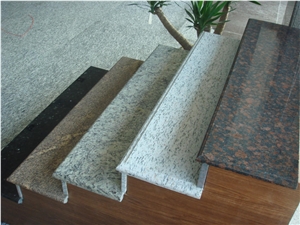 Indoor Tan Brown Granite Polished Step Tread, Stairs & Steps, Stair Risers