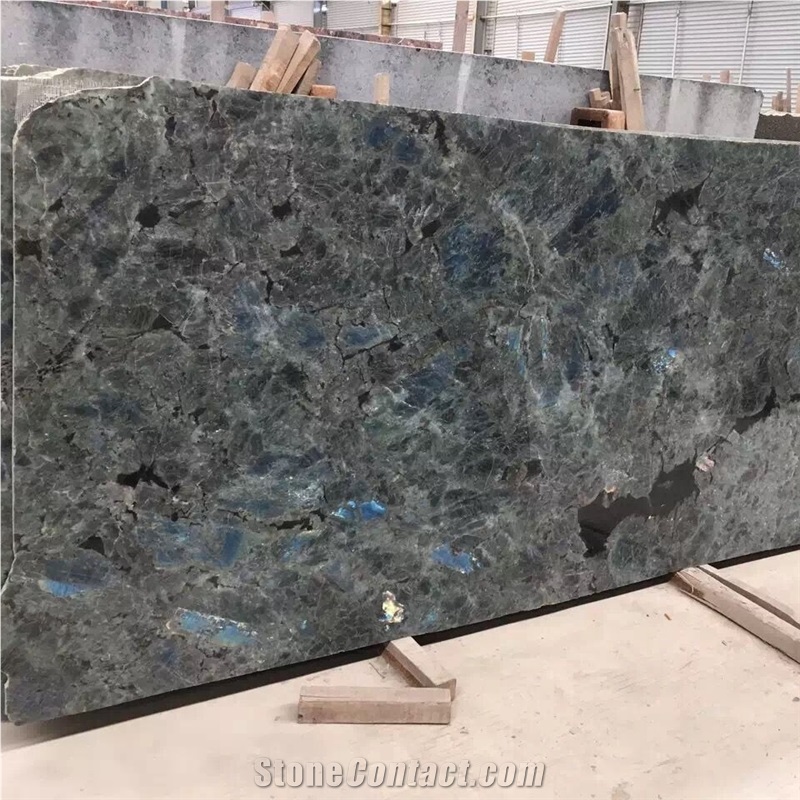 Labradorite Blue Granite Kitchen Island Countertops