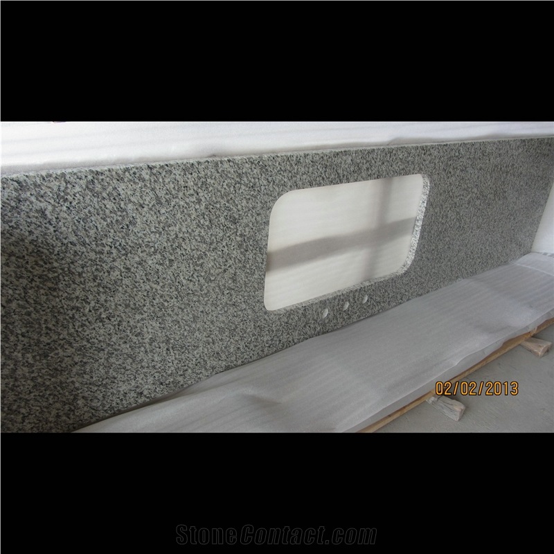 Tiger Skin White Granite Bathroom Countertop Vanity Tops