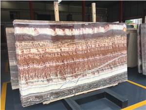 Ruby Onyx Red Onyx China Onyx Slab Polished for High Quality Cut to Size for Project Bookmatch