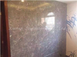 Polished Chinese Grey and Golden Kazin Marble Slabs & Tiles, China Grey Marble Good Materials for Wall, Flooring, Etc.