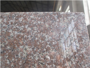 Polished Chinese Pink Granite / Peach Blossom Red / G687 Slabs & Tiles for Paving, Flooring, Wall, Steps, Etc