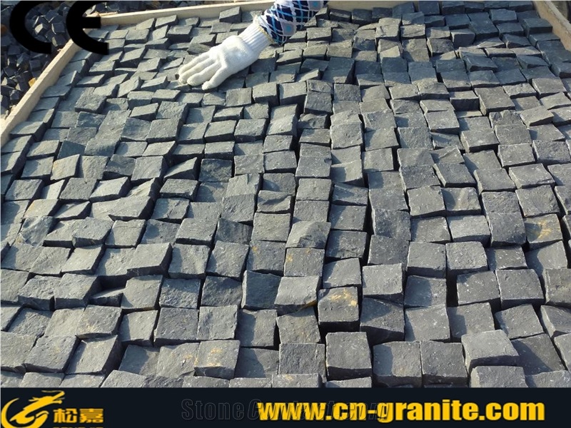 Black Basalt Cube Stone,Zhangpu Black Basalt Stone Exterior Pattern,Black Basalt Natural Split Garden Stepping Pavements
