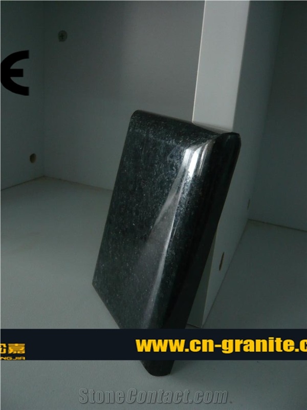 Black Basalt G684 Kitchen Countertops,China Black Polished Granite Kitchen Bar Tops,Edge Polished Countertops