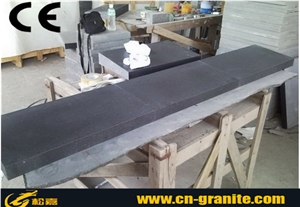 China Black Basalt G684 Kerbstone,Interlock Tiles & Kerbstone Black Side Stone Black Landscape Stone