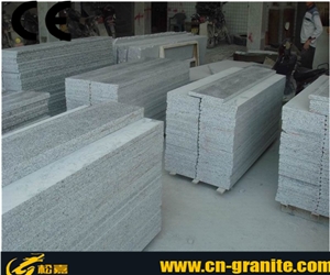 China Granite G640 Stairs & Steps,Grey Granite G640 Polished Steps & Riser,Stair Treads & Threshold