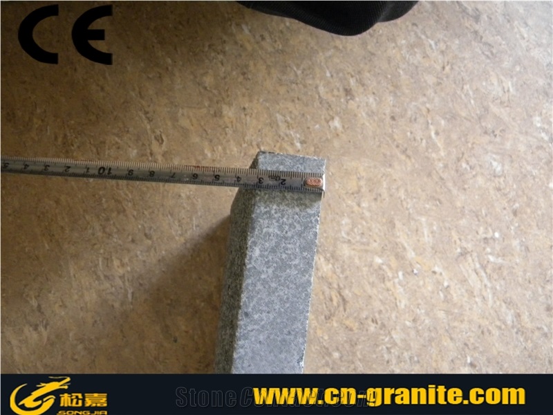 China Green Granite G612 ,Flamed Surface Green Granite Stair & Steps,Green Stair Riser and Stair Threshold