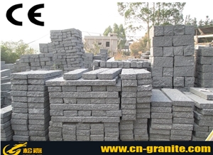 China Grey Granite G603 Garden & Palisade Grey Natural Stone Palisade,Grey Stone Pineapple Finished Garden Rock Stone