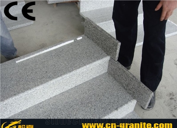 China Grey Granite G603 Stairs & Steps,Grey Granite G603 Step Stone,Polished Finished Grey Granite Stairs Stone,China Grey Granite Stiars Tiles