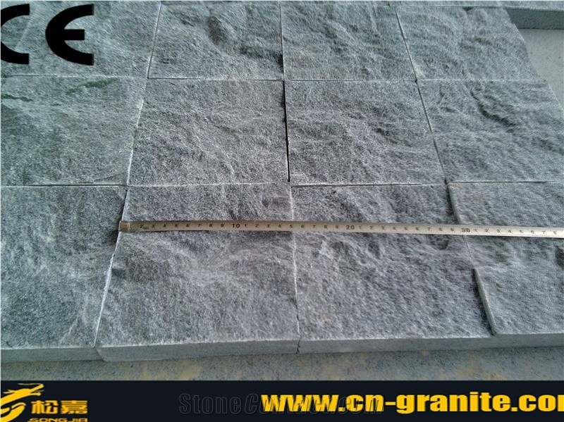 China Grey Granite G654 Cut-To-Size+Natural Split Paving Stone,China Sesame Black Granite Grey Pavers Outside & Cube Stone