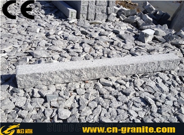 China Grey Sesame Granite G341 Garden & Palisade,Grey Stone Pineapple Finished Garden Rock Stone