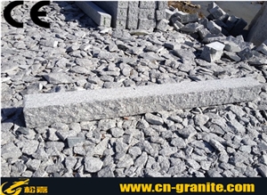 China Grey Sesame Granite G341 Garden & Palisade,Grey Stone Pineapple Finished Garden Rock Stone
