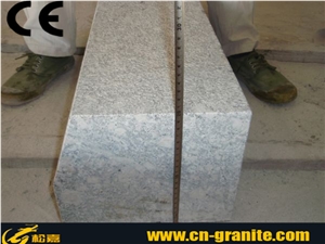 China Light Grey Granite G602 Kerbstones,Honed Finished Grey Chinese Curbstone,Grey Natural Stone Landscape Kerbstone