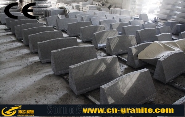 China Light Grey Granite G633 Slant Grave,China Grey Polished Monument Gravestone
