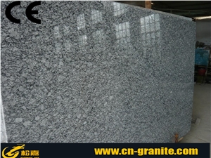 China Spray White Granite Slabs & Tiles,Seawave White Granite for Wall Covering Floor Covering,White Wave Granite,Polished Spray White Granite Skirting