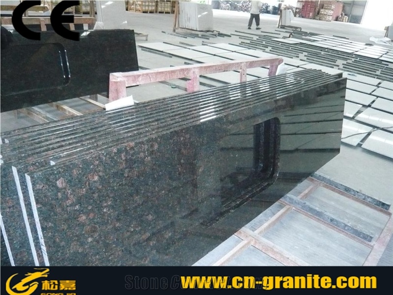 China Tan Brown Granite Tiles & Slabs,Brown Granite Kitchen Countertops,Polished Tan Brown Granite Kitchen Countertops