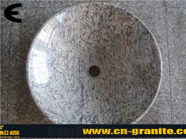 China Tiger Skin Yellow Granite Basin & Sinks,Tiger Skin Yellow Rust Granite Wsh Sinks,Polished Round Sinks