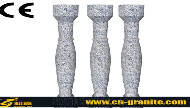 G603 China Light Grey Granite Balustrade & Railings China G603 Rosa Beta Staircase Handrail,Surface Polished Light Grey Granite Stone