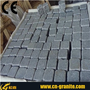 G654 Grey Granite Cobble,Granite Cobble Stone,Natural Pebble,Cobble Block,Cobble Stone Mat,China Grey Granite Cube Stone,China Cheap Paving Stone, G654 Granite Paving Sets,Cobble Stone for Flooring