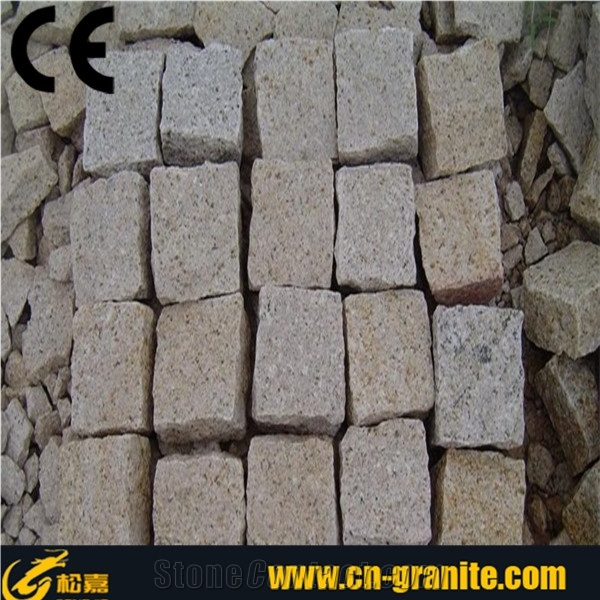 G654 Grey Granite Cobble,Granite Cobble Stone,Natural Pebble,Cobble Block,Cobble Stone Mat,China Grey Granite Cube Stone,China Cheap Paving Stone, G654 Granite Paving Sets,Cobble Stone for Flooring