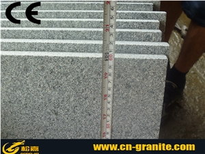 Padang Dark Grey Granite G654 Stairs & Steps,China Grey Granite Stair Tiles,Flamed Surface Stair Threshold