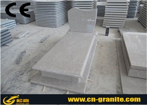 Pink China Granite G617 Tombstone & Monument,Chinese Pink Western Style Monument,Polished Finished Own Factory Price
