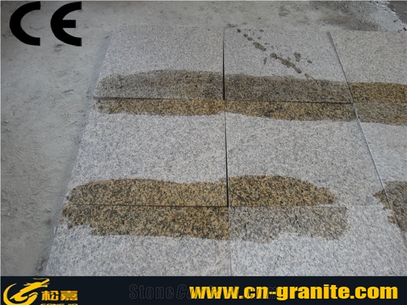 Polished Natural Tiger Skin Yellow Granite Slab & Tile ,Chinese Granite Stone Wall Covering,Skirting Tiles