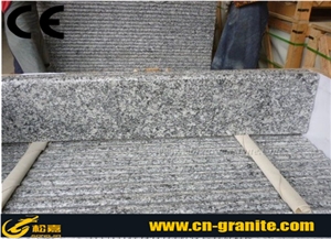 Spray White Granite Stairs & Steps,China Spray White Polished Granite Stair Treads,Sea Weave Granite for Stairs & Riser,White Granite Threshold & Treads