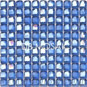 Iridescent Glass Mosaic Tiles for Bathroom