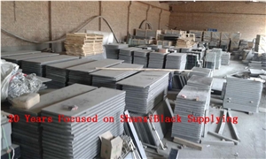 Chinese Shanxi Black Granite Polished Slabs 120x60x3cm/90x60x3cm Wholesale Price,Nero Assoluto, China Black Granite Slabs & Tiles