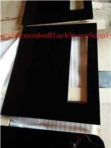 Chinese Shanxi Black Granite Polished Slabs Custom-Made,Nero Assoluto, China Black,Hebei Black Granite Slabs & Tiles