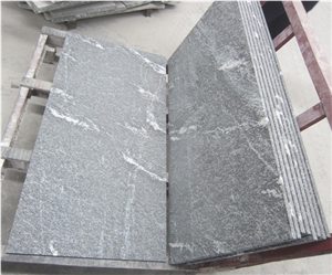 Ebony Crystal Granite Tile, Granite Floor Tile 120x60x1.5 cm
