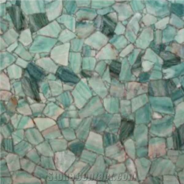 Adventurine Green Semiprecious Stone Tiles & Slabs