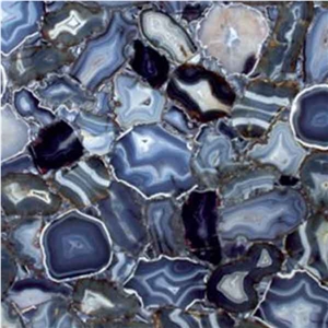 Agatona Blue Semiprecious Stone Tiles & Slabs