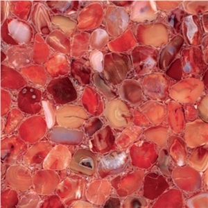 Carnelian Red Semiprecious Stone Tiles & Slabs, Flooring Tiles