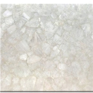 Classic Quartz, White Semiprecious Stone Tiles & Slabs