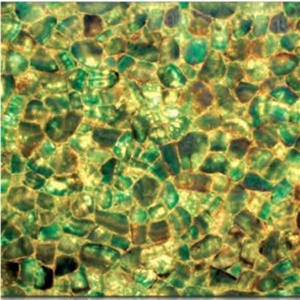 Emerald Fluorite Semiprecious Stone Tiles & Slabs, Green Stone Flooring Tiles, Walling Tiles