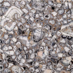 Milky Opale White Semiprecious Stone Tiles & Slabs