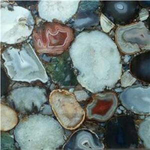 Mix Agate Semiprecious Stone