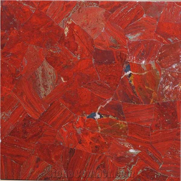 Orange Jasper Semiprecious Stone Tiles & Slabs, Red Stone Flooring Tiles
