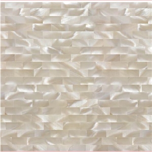 White Mop Large Semiprecious Stone Bricks, Walling Tiles