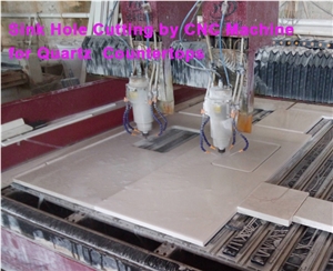 Artificial Yellow Quartz Countertops, Artificial Quartz Kitchen Top, Quartz Solid Surface Kitchen Tops