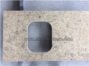 Synthetic Quartz Stone Kitchen Top, Compound Quartz Stone Countertops, Artiticial Quartz Countertops