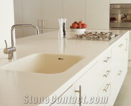 Artificial Quartz Stone Slab For Pre Fabricated Kitchen Counter Top